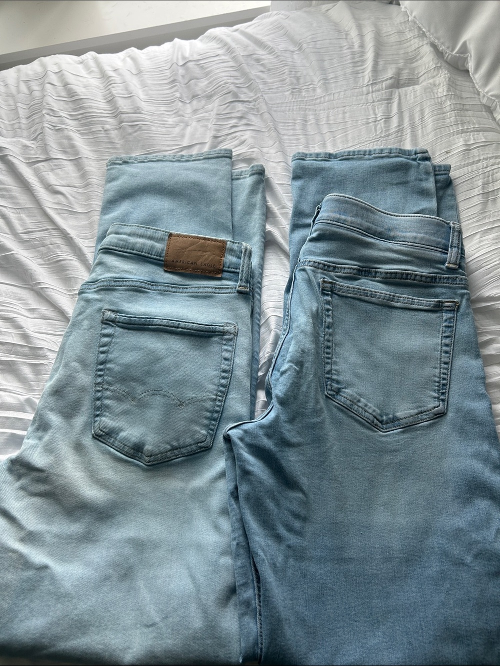 Men's 32 x 34 bundle Light Blue M Jeans Slim Fit American Eagle air flex